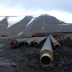 Isolerte Alvenius rør Svalbard